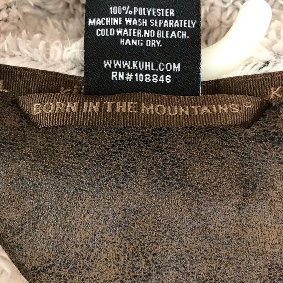 Kuhl Flight Jacket Fleece Coat Sz S - Picture 12 of 13